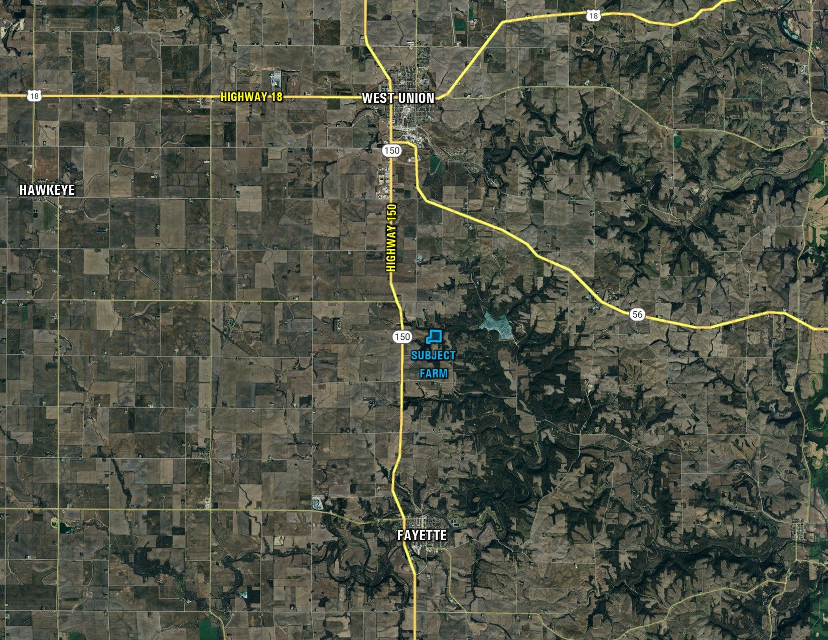 Listing Photo: Fayette County Land Area Map West Union-Fayette